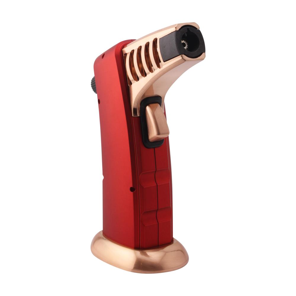 Tesla Elite Single Jet Torch Lighter-Red