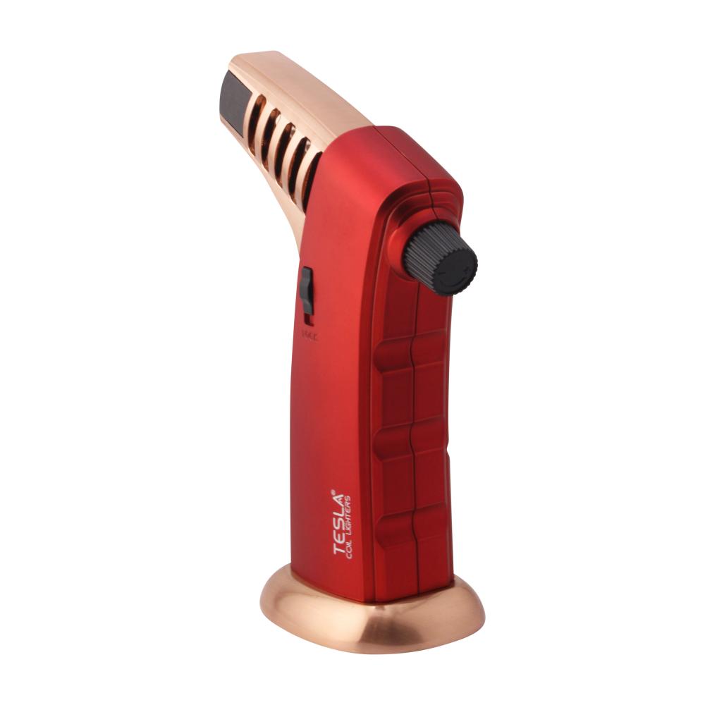 Tesla Elite Single Jet Torch Lighter-Red