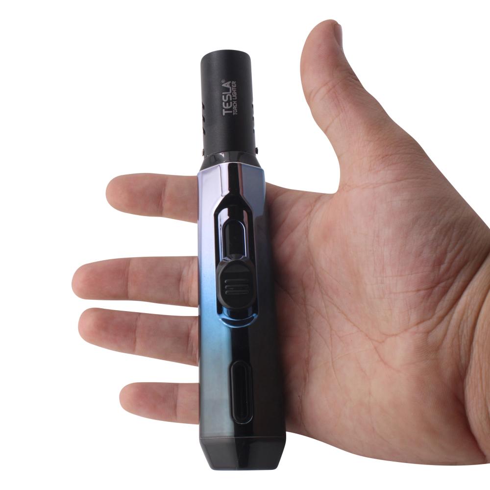 Tesla Forge Style Torch Lighter Single Flame-Blue