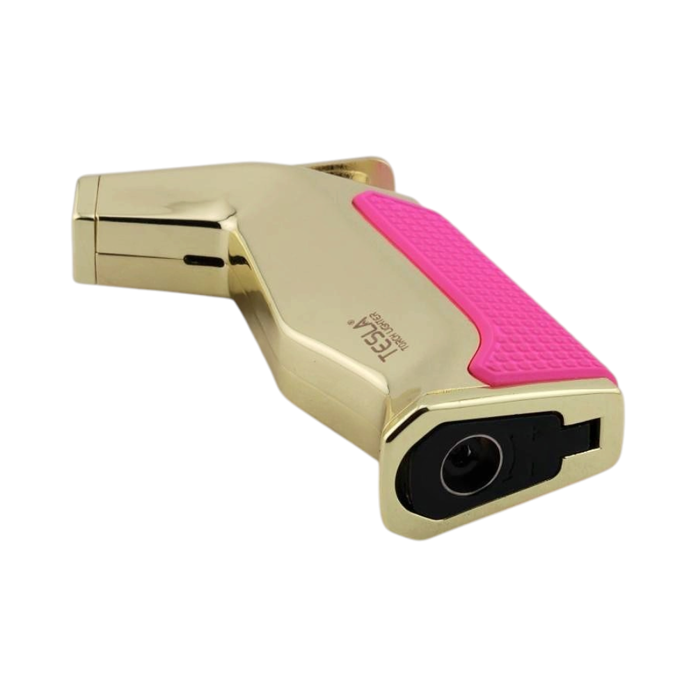 Tesla Mini Metal Single Flame Torch Lighter-Pink