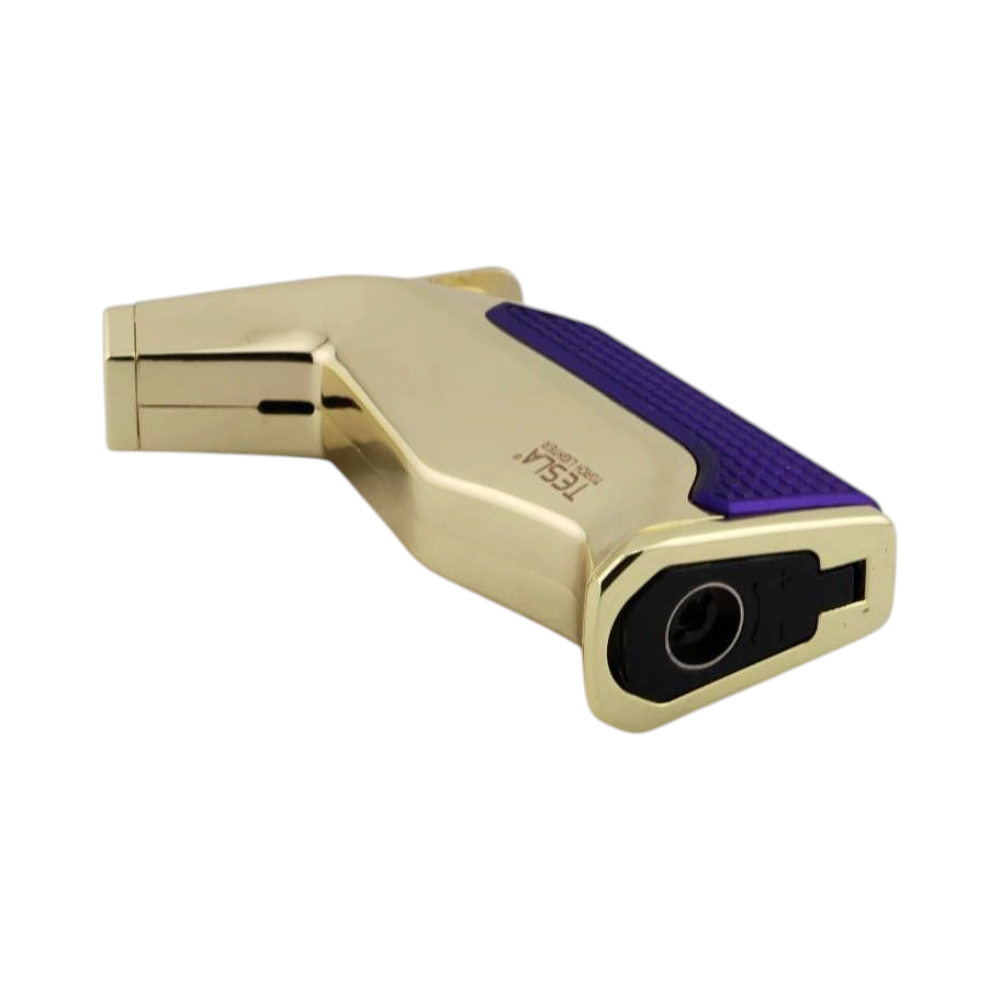 Tesla Mini Metal Single Flame Torch Lighter-Purple