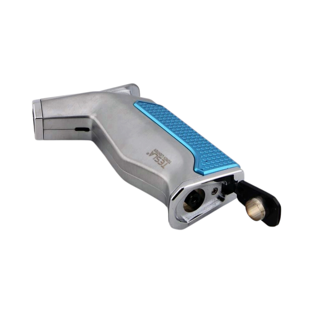 Tesla Mini Metal Single Flame Torch Lighter-Sky Blue