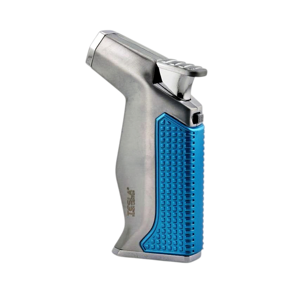 Tesla Mini Metal Single Flame Torch Lighter-Sky Blue