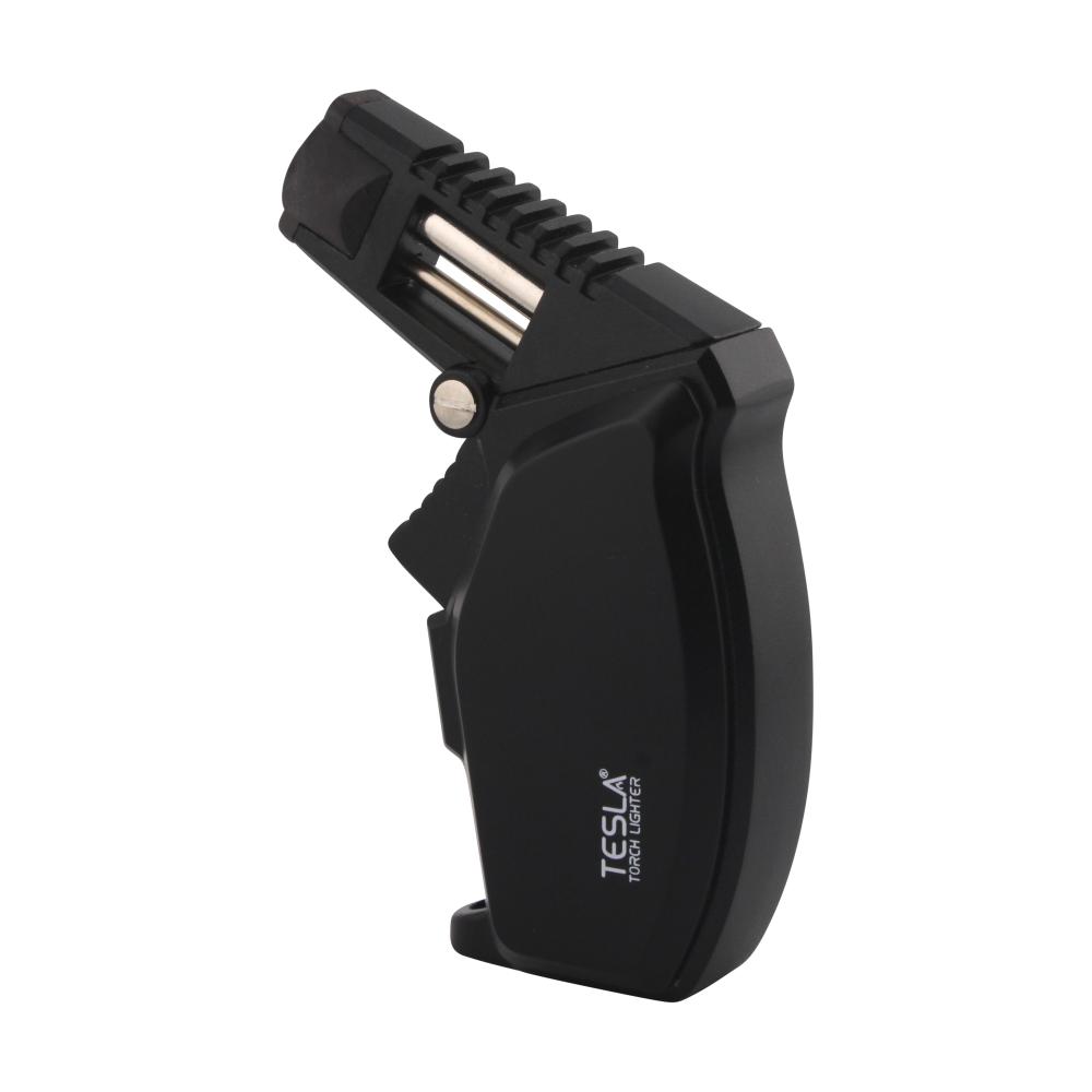 Tesla O Single Flame Torch Lighter-Black