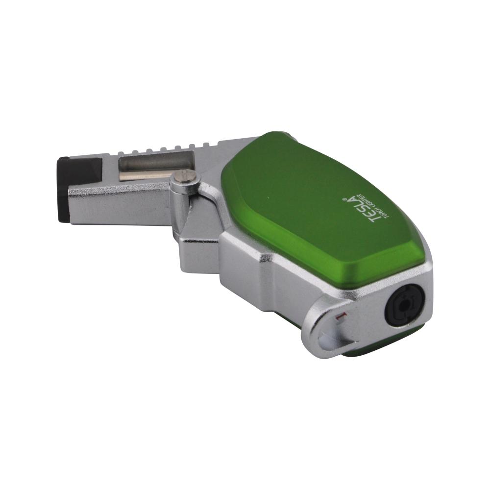 Tesla O Single Flame Torch Lighter-Green