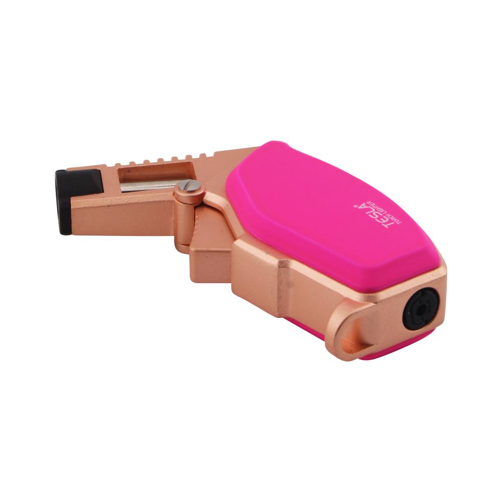Tesla O Single Flame Torch Lighter-Pink