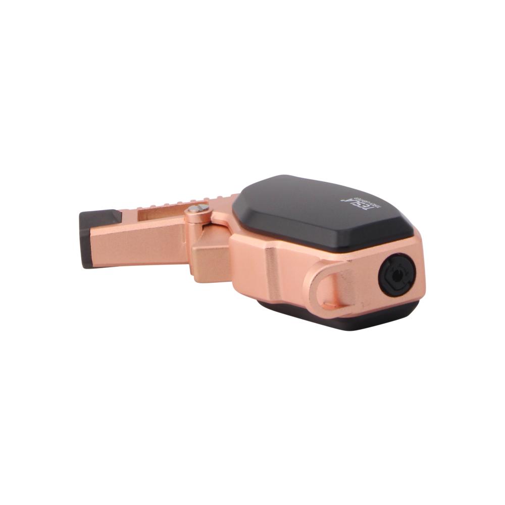 Tesla O Single Flame Torch Lighter-Rose Gold Black