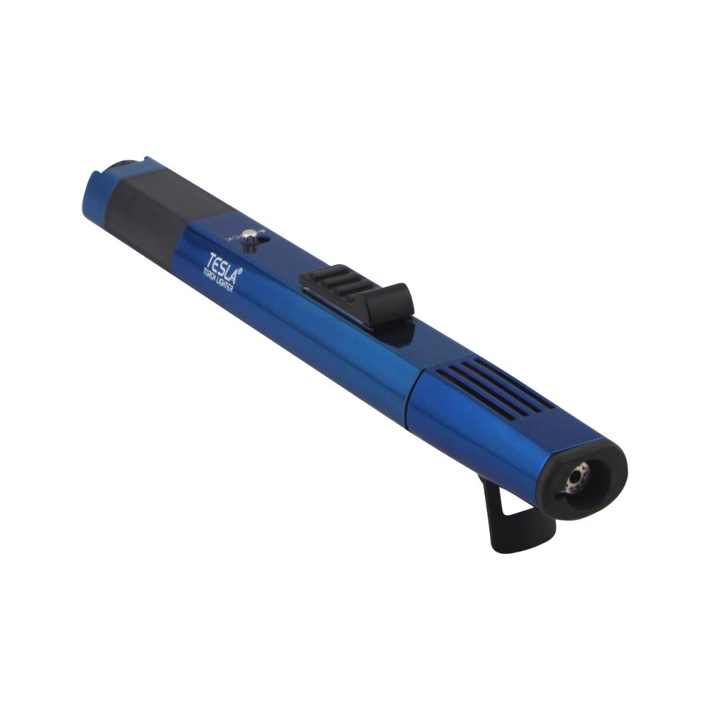 Tesla Pen Style Torch Single Flame-Blue