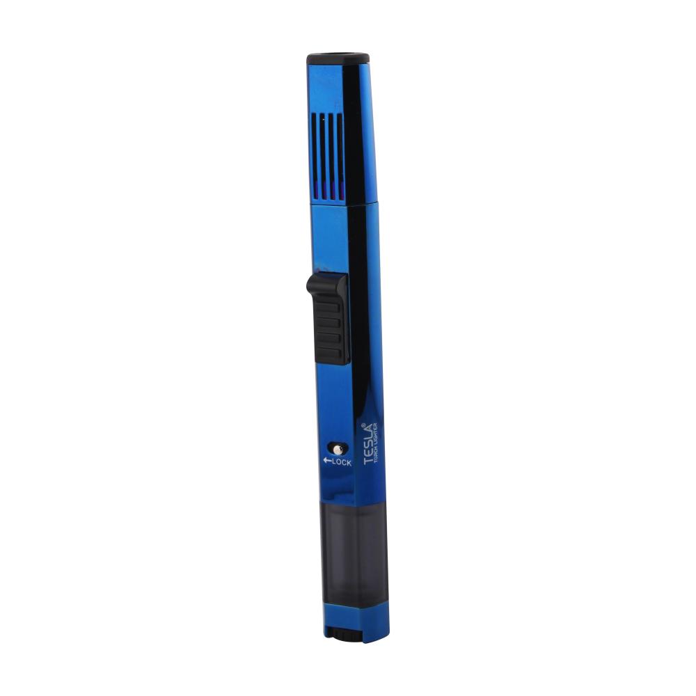 Tesla Pen Style Torch Single Flame-Blue
