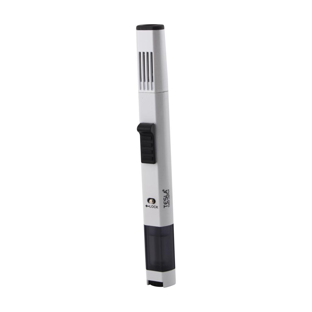 Tesla Pen Style Torch Single Flame-White