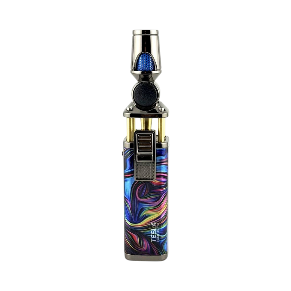 Tesla Platinum Design Torch Lighter Single-Mix