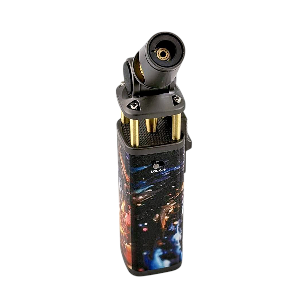 Tesla Platinum Design Torch Lighter Single-Space