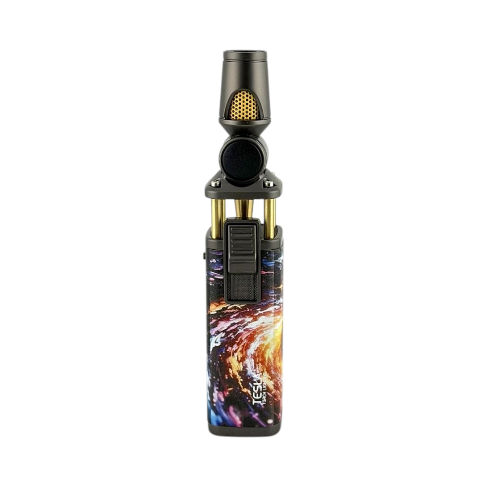Tesla Platinum Design Torch Lighter Single-Space