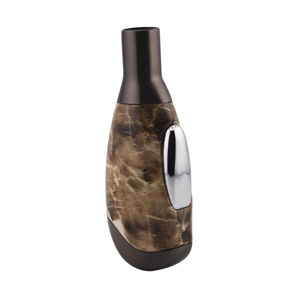 Tesla Small Marble Design Torch Single Flame-Brown