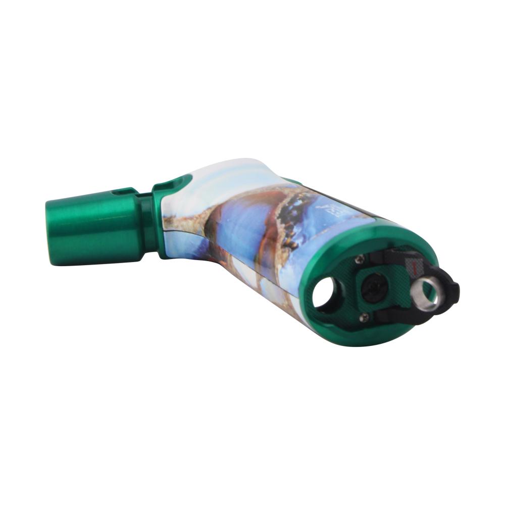 Tesla Stone Single Flame Torch Lighter-Mix Blue and Green