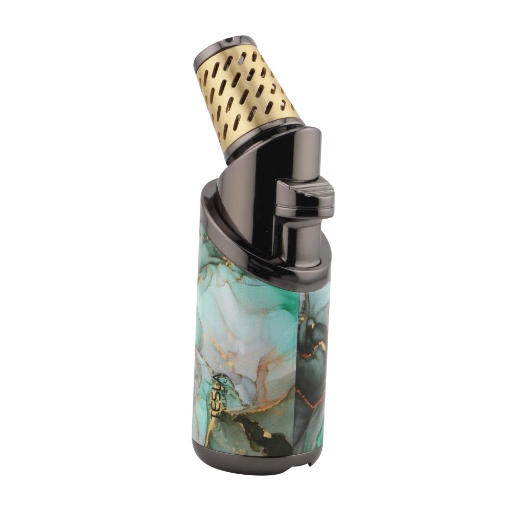 Tesla T Single Flame Torch Lighter-Green