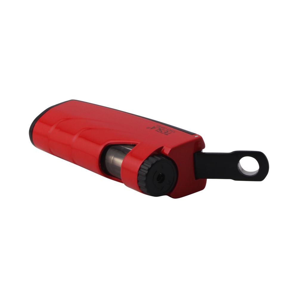 Tesla Vortex Torch Lighter Triple Flame-Red