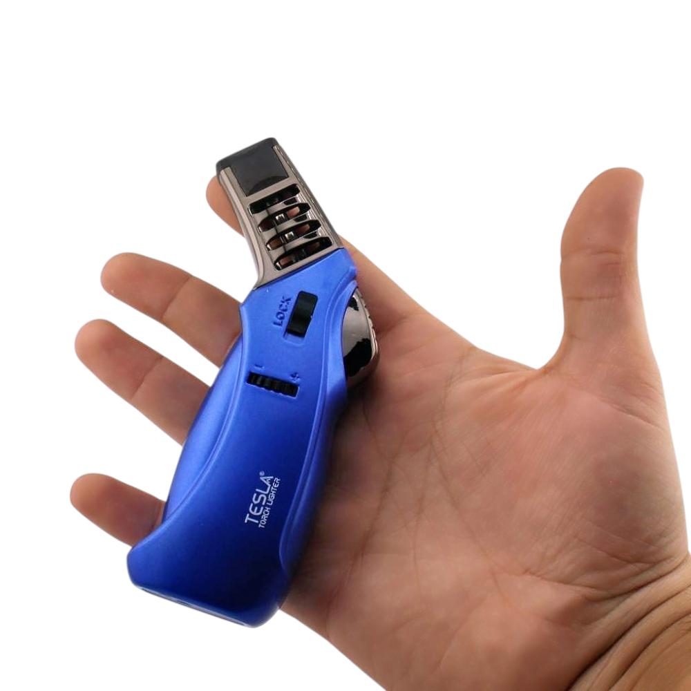Tesla Z Single Flame Torch Lighter-Blue