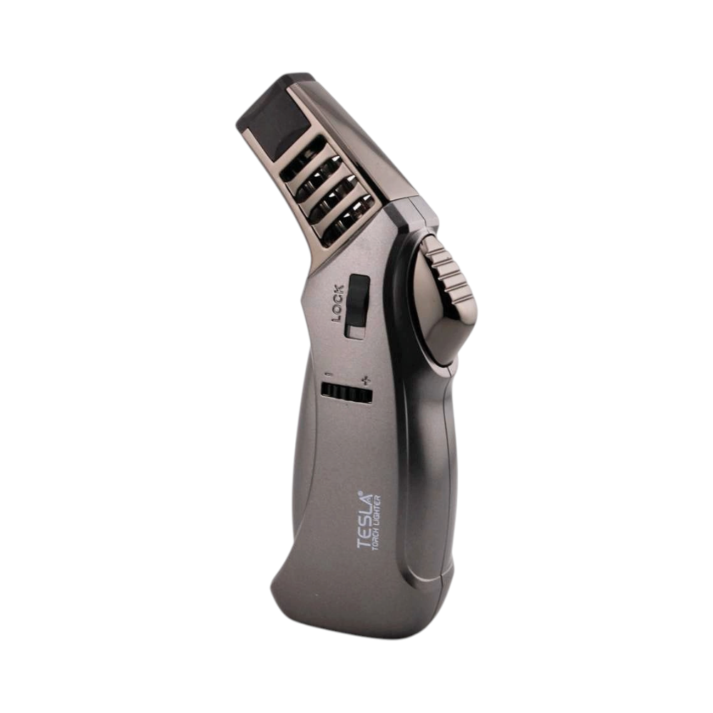 Tesla Z Single Flame Torch Lighter-Grey