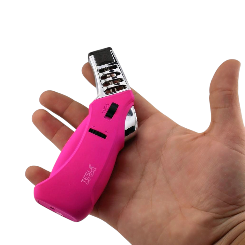 Tesla Z Single Flame Torch Lighter-Pink