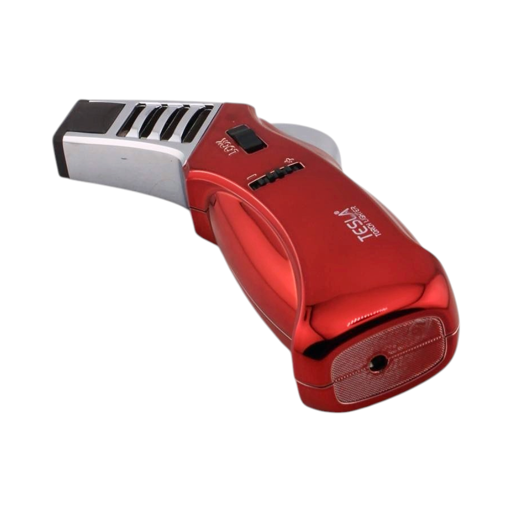 Tesla Z Single Flame Torch Lighter-Red