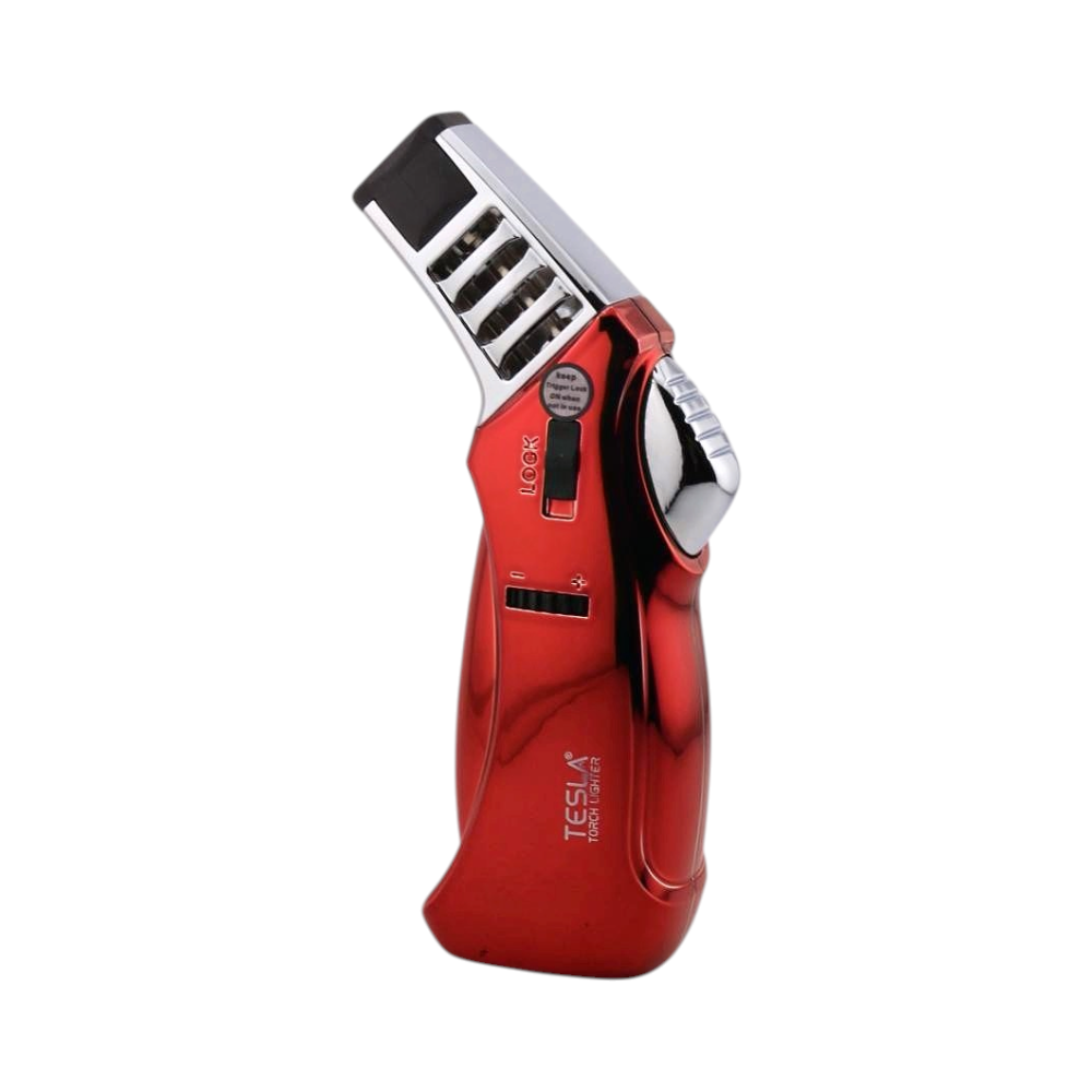 Tesla Z Single Flame Torch Lighter-Red