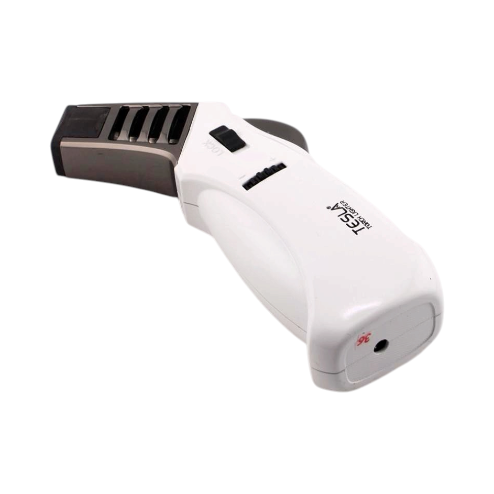 Tesla Z Single Flame Torch Lighter-White