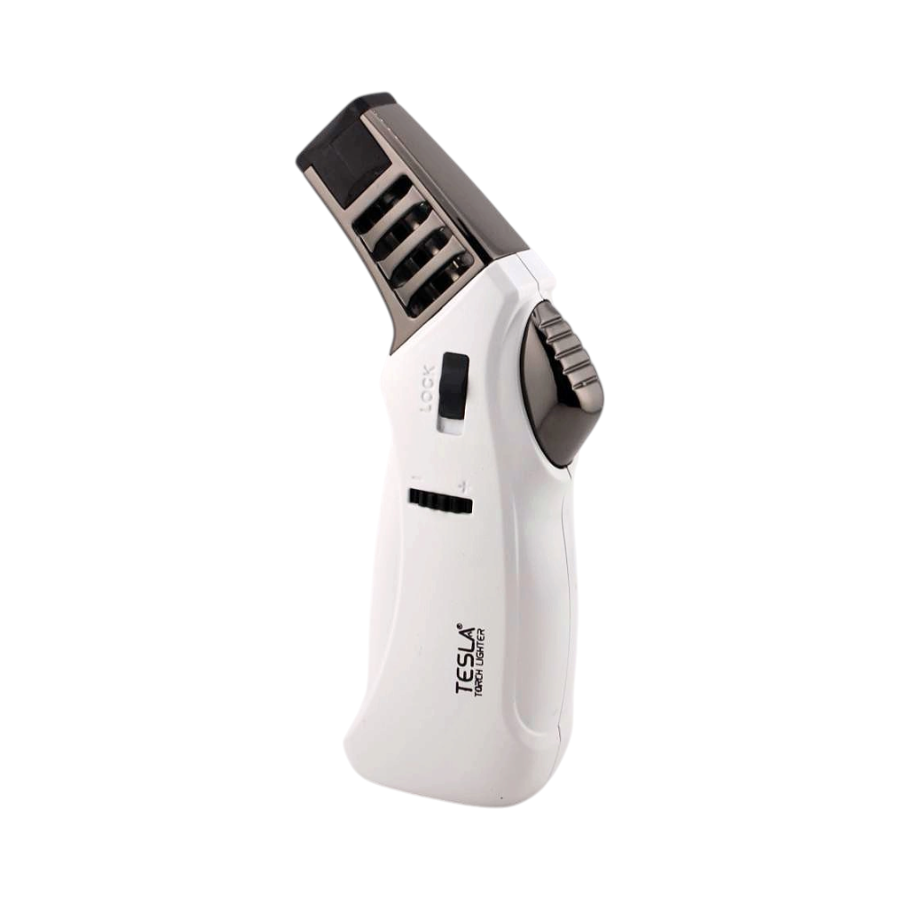 Tesla Z Single Flame Torch Lighter-White