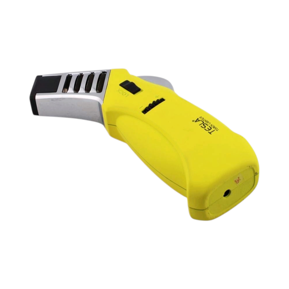 Tesla Z Single Flame Torch Lighter-Yellow