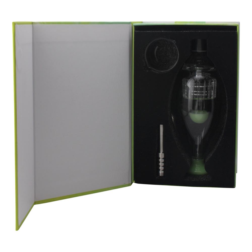 The Egg Glass Nectar Collector Premier Set-Light Green