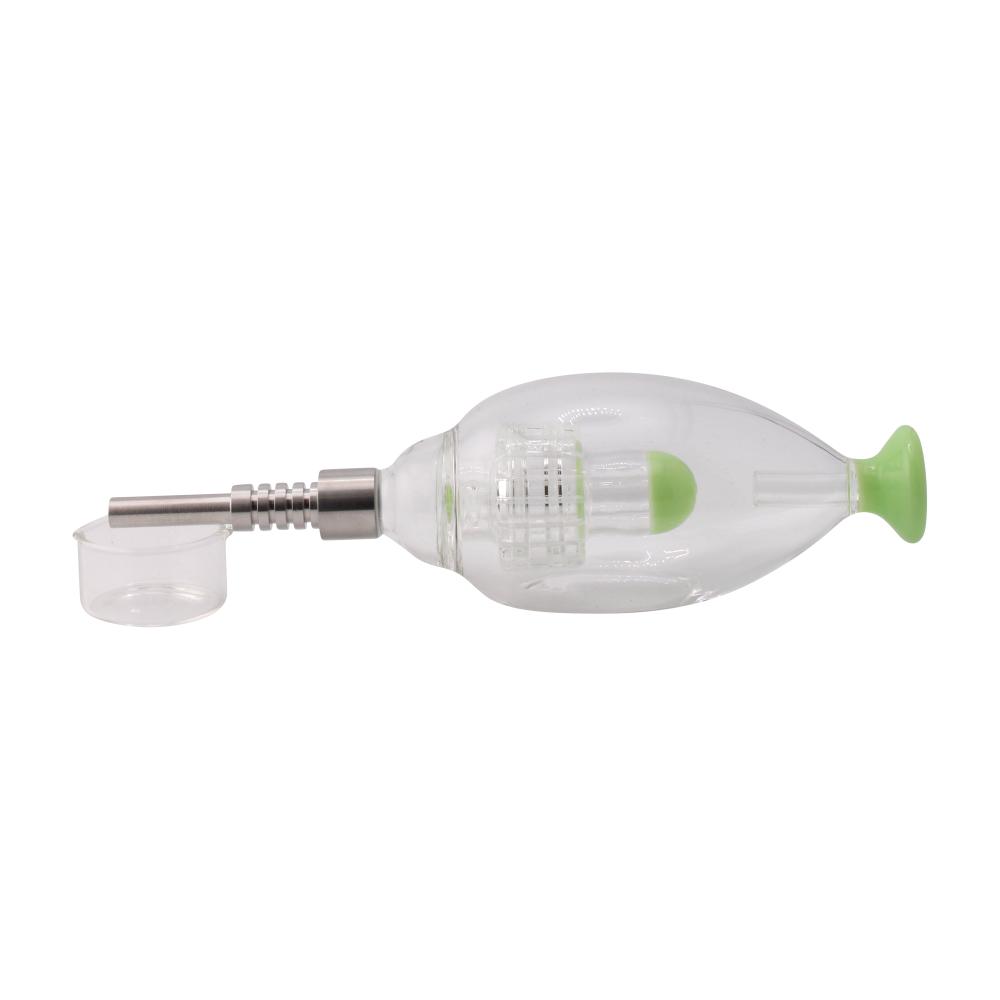 The Egg Glass Nectar Collector Premier Set-Light Green