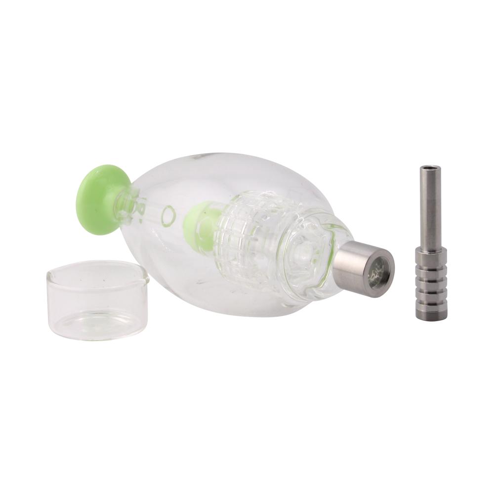 The Egg Glass Nectar Collector Premier Set-Light Green