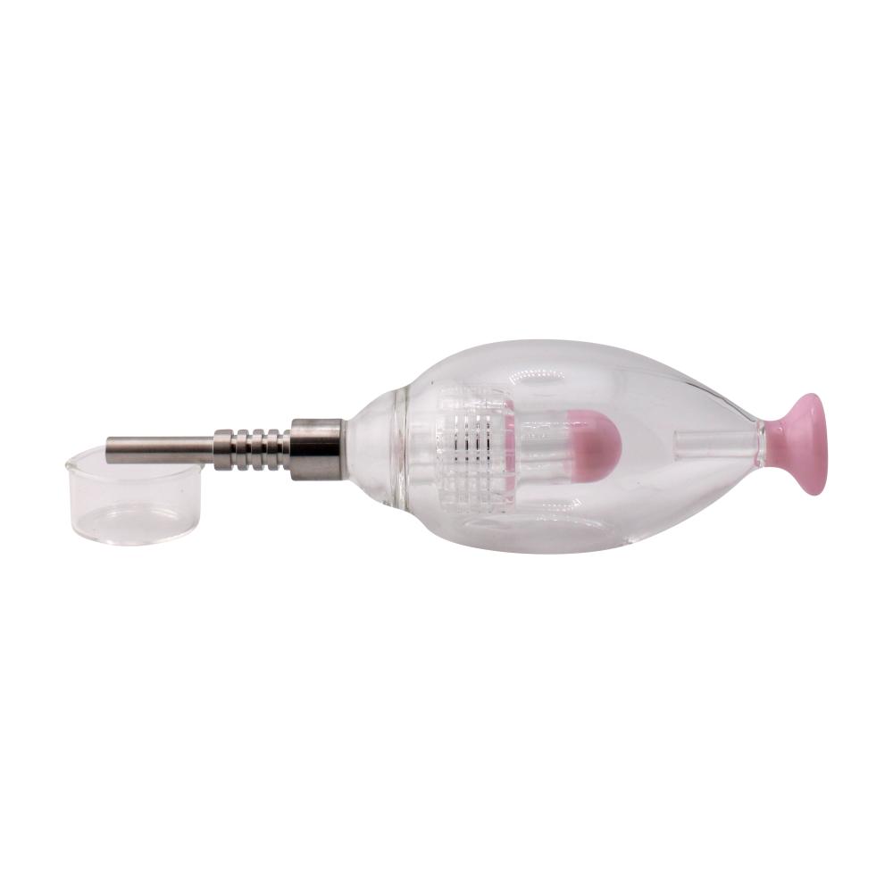 The Egg Glass Nectar Collector Premier Set-Pink