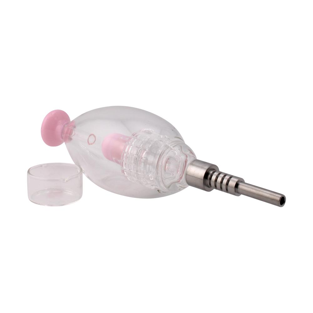 The Egg Glass Nectar Collector Premier Set-Pink