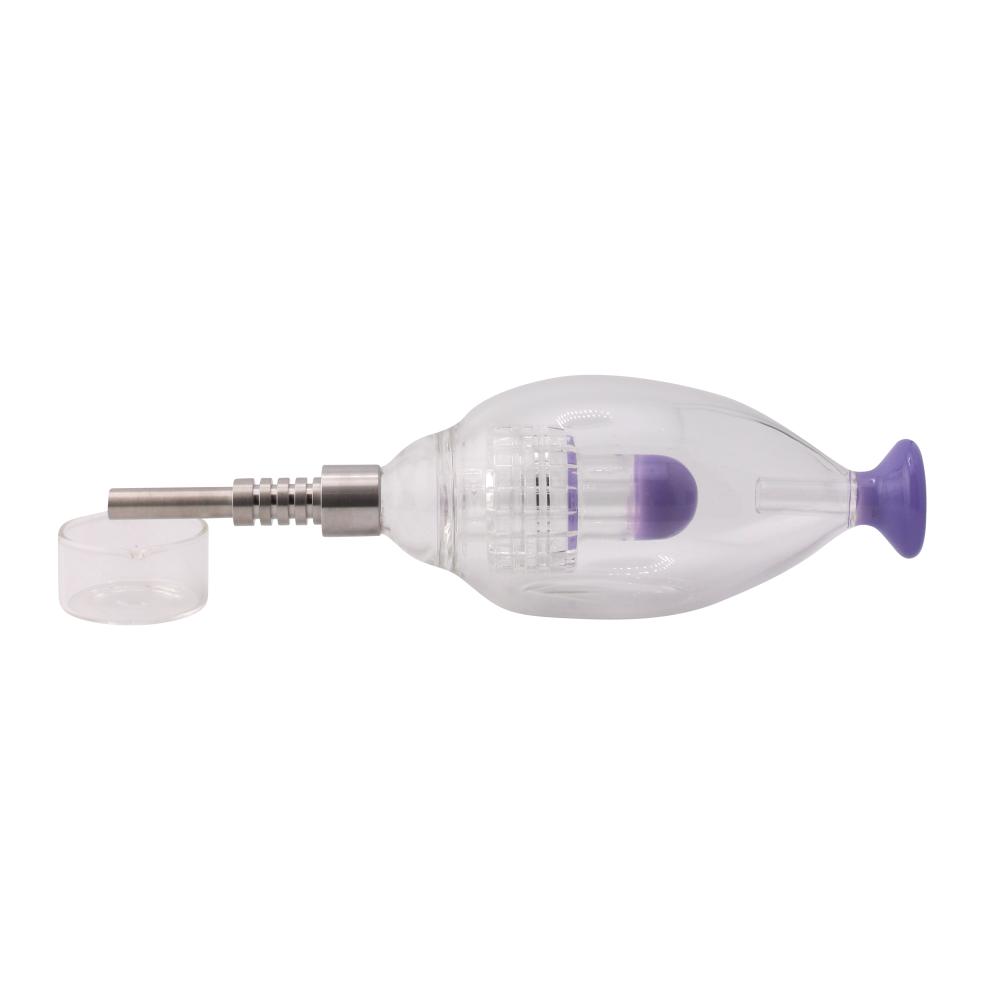 The Egg Glass Nectar Collector Premier Set-Purple