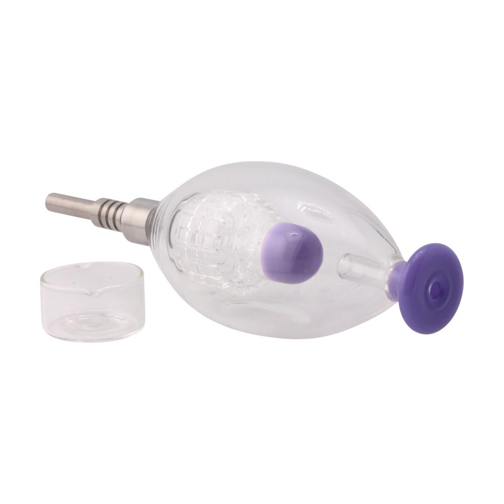 The Egg Glass Nectar Collector Premier Set-Purple