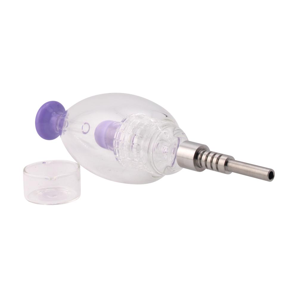 The Egg Glass Nectar Collector Premier Set-Purple