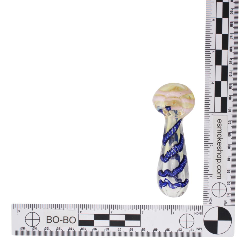 Tidal Spark Glass Hand Pipe-Blue