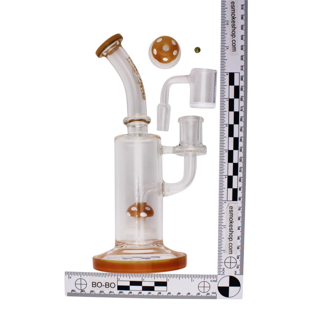 Tornado Glass Water Pipe-Yellow