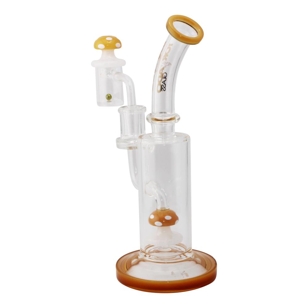 Tornado Glass Water Pipe-Yellow