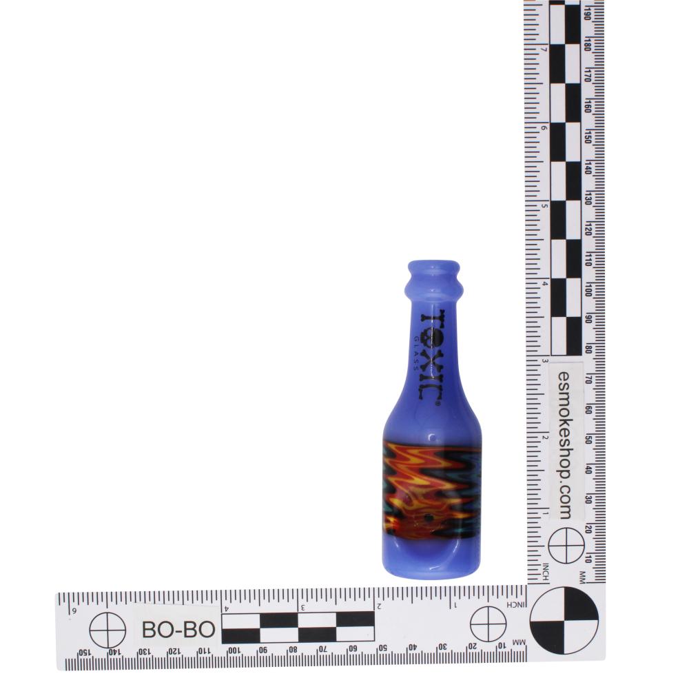 Toxic Glass Hand Pipe-Blue