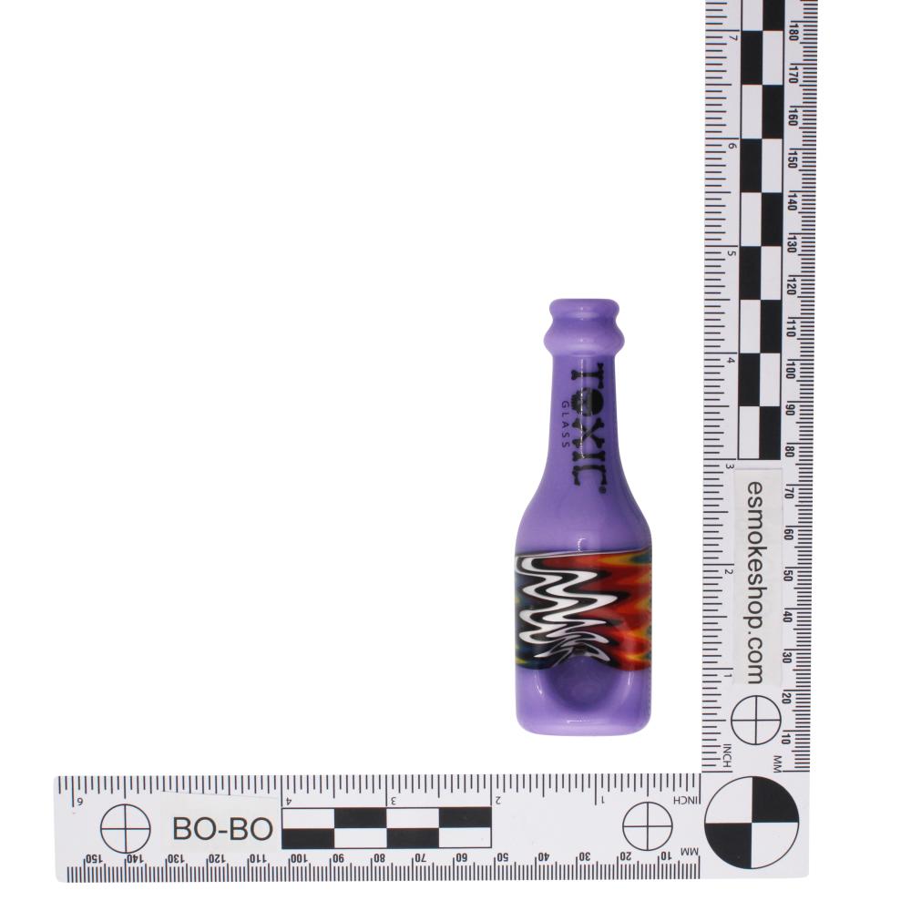 Toxic Glass Hand Pipe-Purple