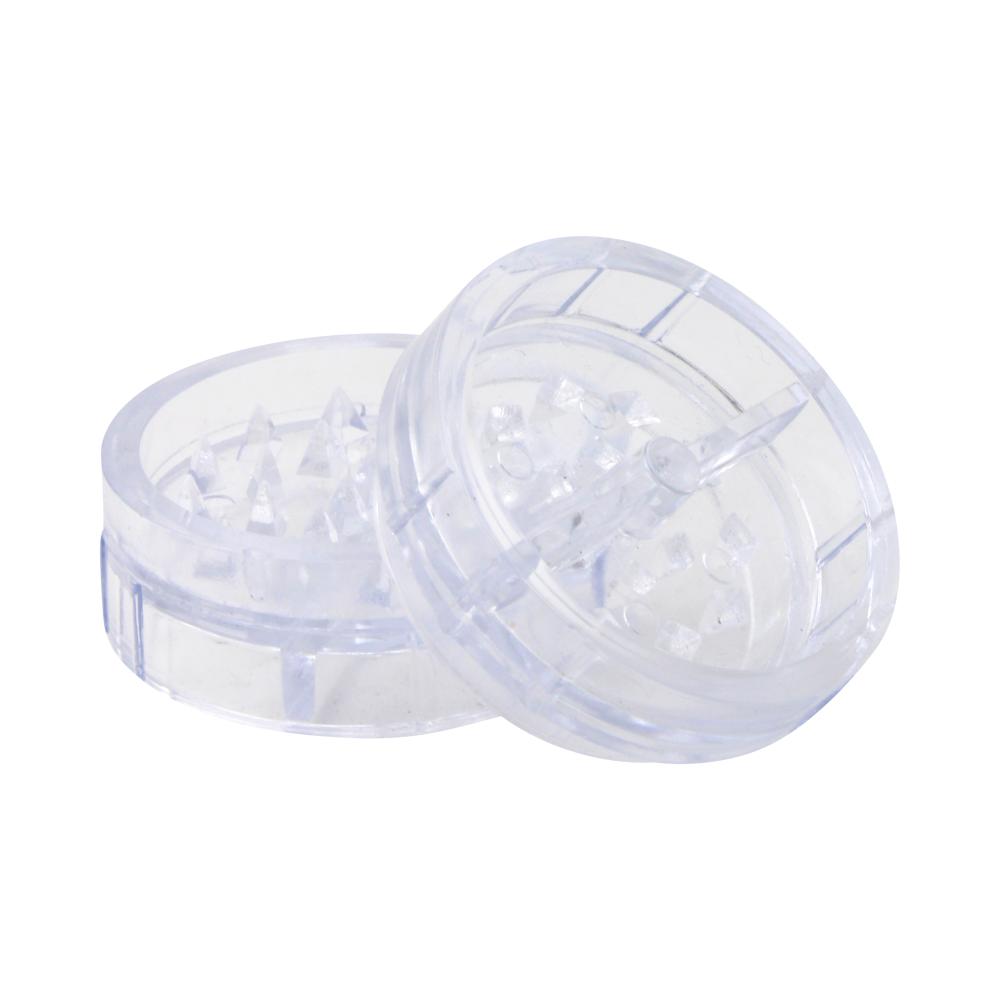 Transparent Small Plastic Grinder-2 Piece