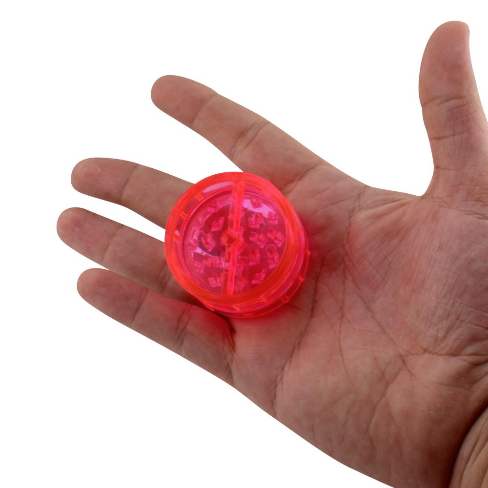 Transparent Small Plastic Grinder-2 Piece-Pink