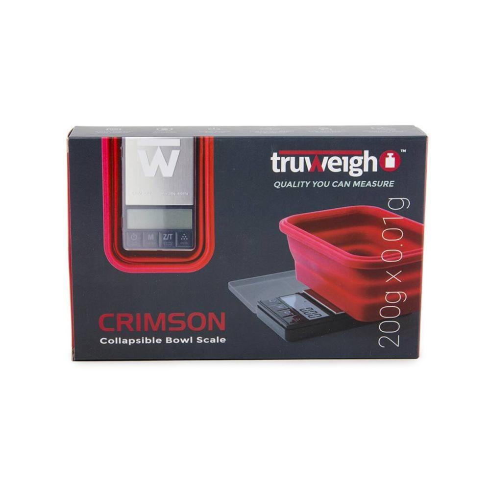 Truweigh Crimson Collapsible Bowl Scale 200g X 0.01g
