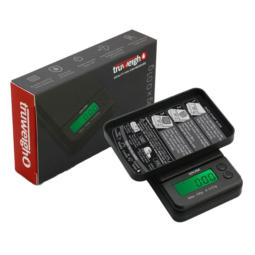 Truweigh Gauge Digital Mini Scale 100g X 0.01g