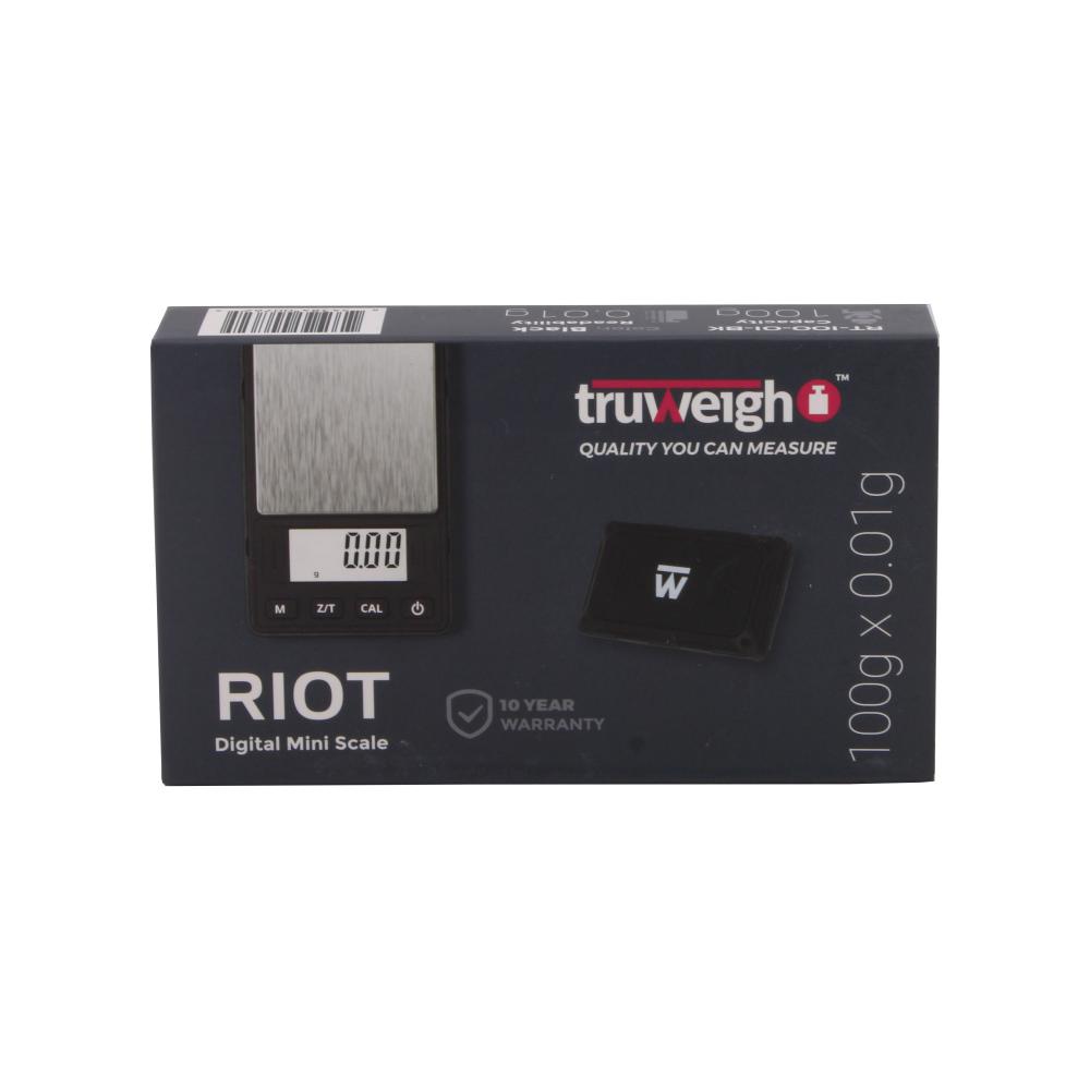 Truweigh Riot Digital Mini Scale 100g X 0.001g-Black