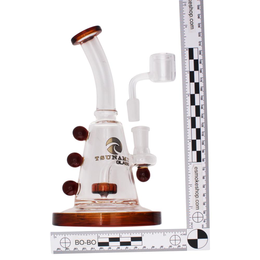 Tsunami Concentrate Water Glass Water Pipe-Brown