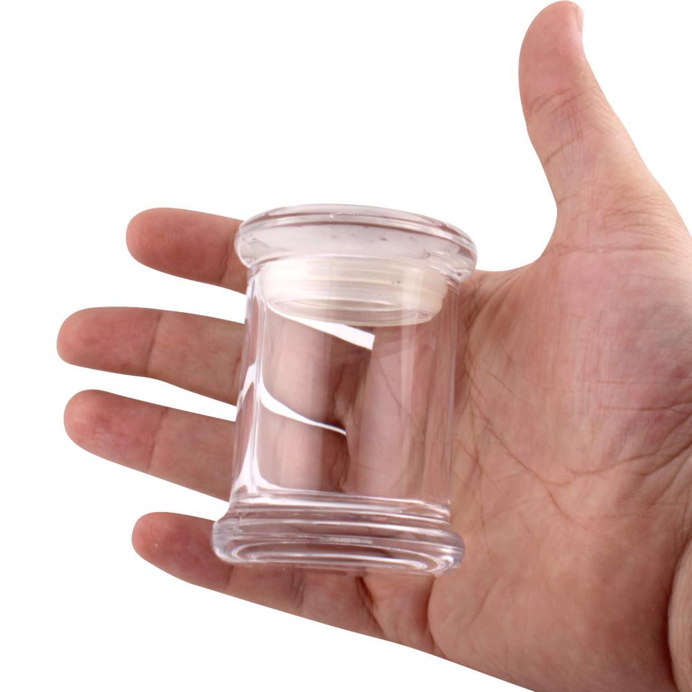 Unicorn Design Glass Print Smell Proof Jar-Clear