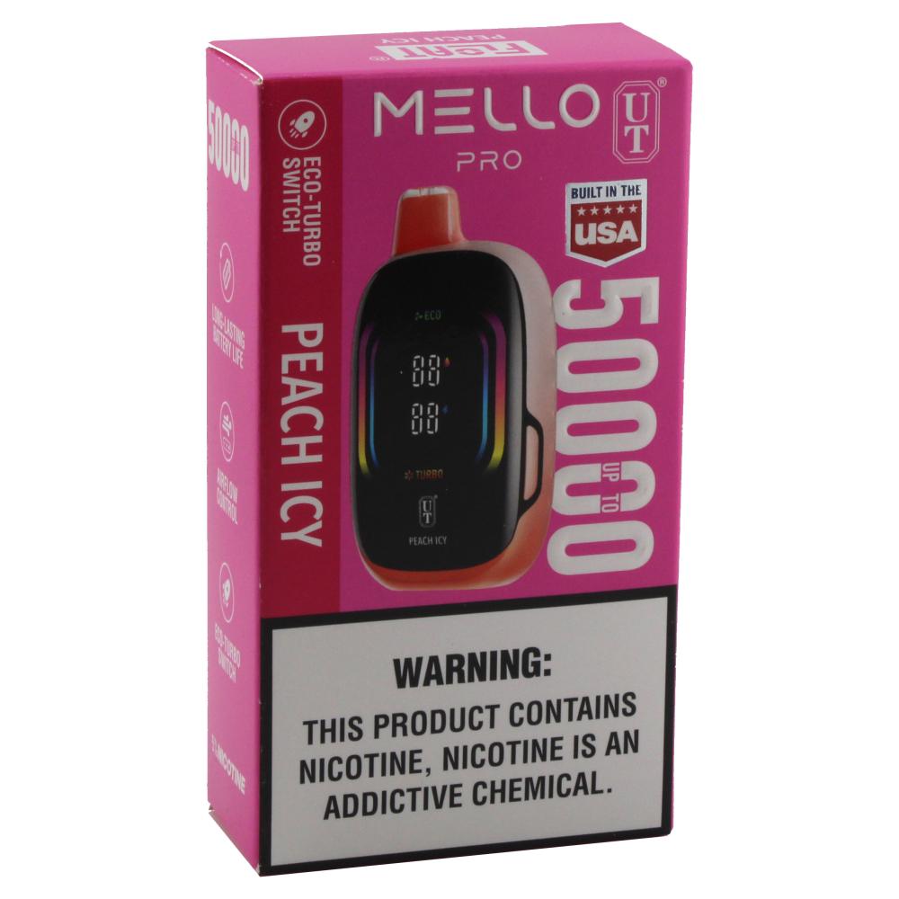 Peach Icy UT Float Mello Pro Vape 50k